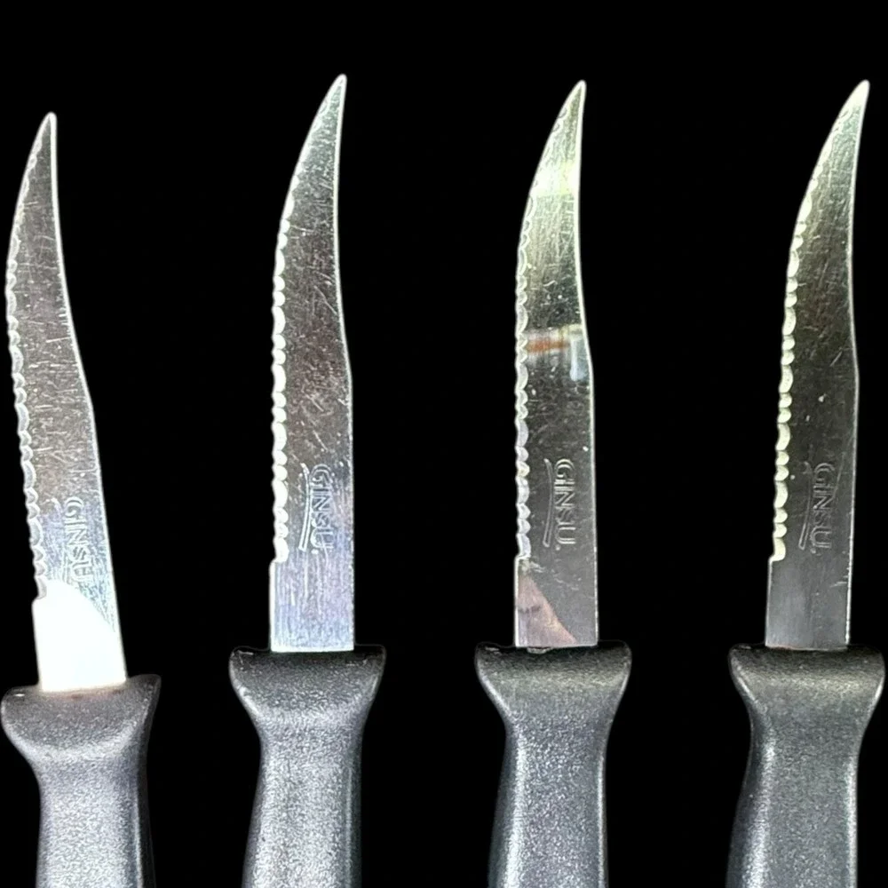 Ginsu‎ Serrated Steak Kitchen Knives Set Of 4